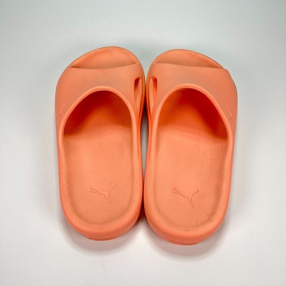 PUMA Shibui Cat Slides Peach Pink Slip On Lightweight Sandals Youth Size 4 - Picture 6 of 8